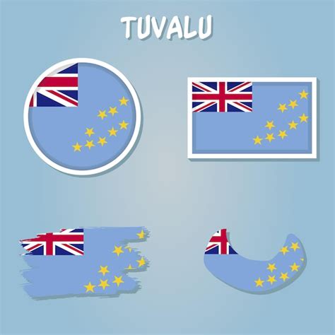 Bandera de tuvalu ellice islands bandera nacional y símbolo patriótico