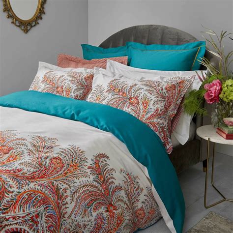 V A Crayford Paisley Duvet Cover H Monk Sons