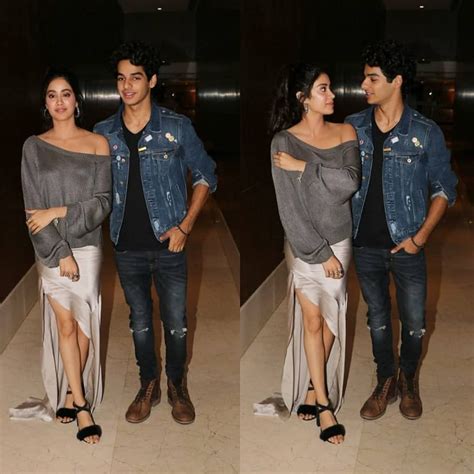 Actress Jhanvi Kapoor Looked Hot And Sexy On Special Screening Of