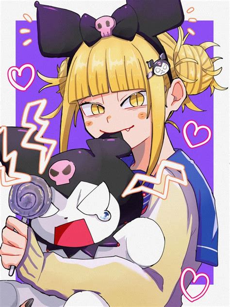 ️🔪Himiko Toga With kuromi🔪 ️ in 2024 | Cute drawings, Anime drawing books, Hello kitty art