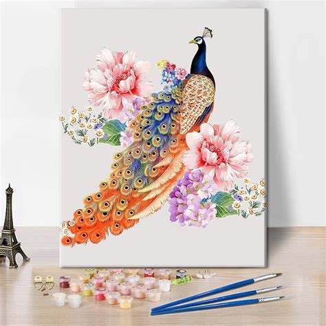 Acrylic Peacock Paintings Atelier Yuwa Ciao Jp