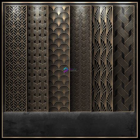 دانلود پنل تزئینی گچ بری مدل سه بعدی Decorative panel 4 | گچبری و المان