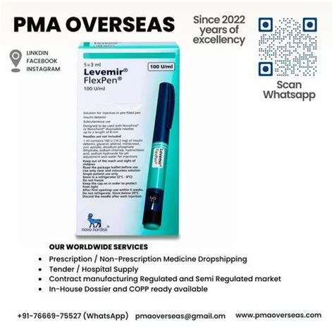 Levemir Flexpen Injection at Rs 550/box | Mominpura | Nagpur | ID ...