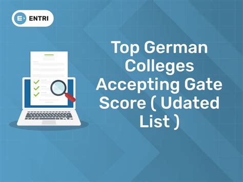 Top German Colleges Accepting Gate Score