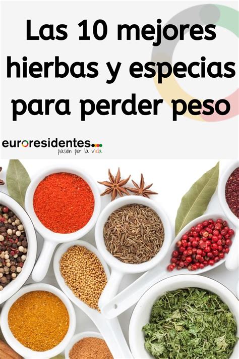 Descubre Las Mejores Hierbas Y Especias Para Quemar Grasa Eliminar