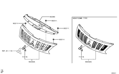 A Cover Headlamp Support Upr Panel Mitsubishi Yoshiparts