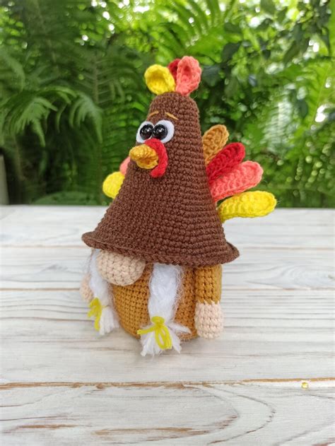 Crochet Turkey Gnome Pattern Thanksgiving Amigurumi Pattern Etsy