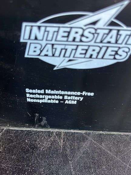 2pcs Interstate Batteries 12v 35ah Battery Insert Terminal Sla1156 Sierra Auction