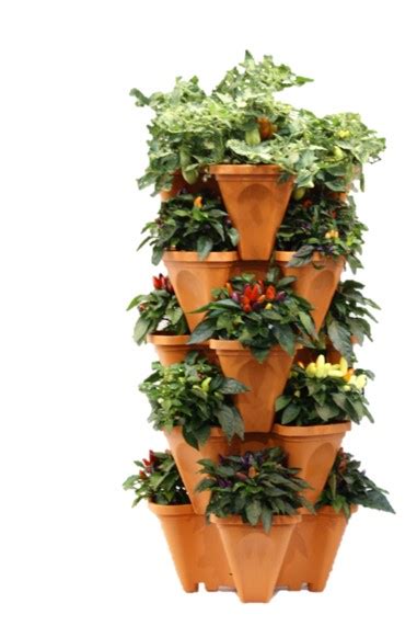 Grow Tower Stackable Pots - Growin Crazy Acres