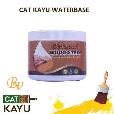 Jual Cat Kayu Waterbase Biovarnish Wood Stain 400 Gr Vernis Kayu