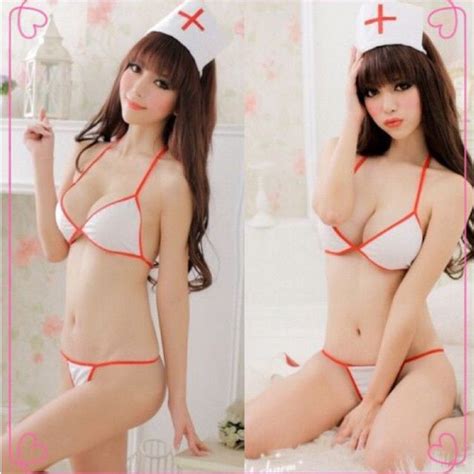 Finetoo Set Bra Sexy Lingerie G String Model Cosplay Suster Lingerie