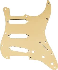 Musiclily Pro 11 Holes Aluminum SSS Stratocaster Pickguard For American