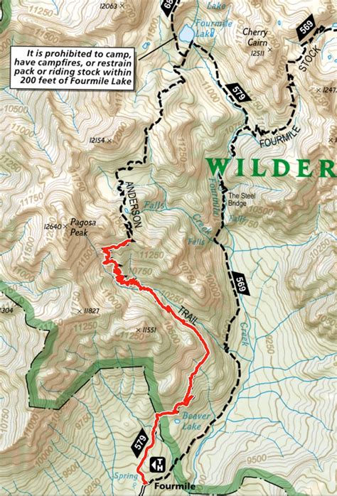 Anderson Trail No. 579 - Pagosa Springs Area Hiking Trails