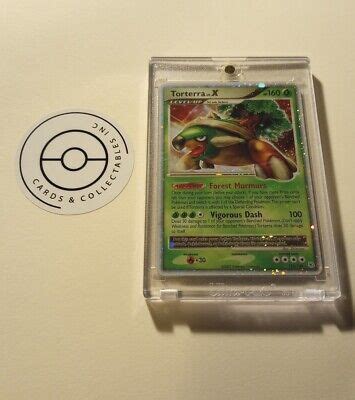 Pok Mon Tcg Torterra Lv X Diamond Pearl W Swirl Holo Rare