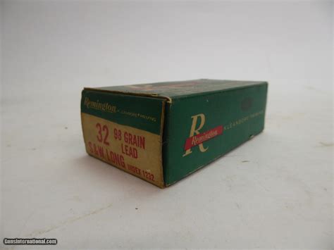 Remington Kleanbore S W Long Grain Lead Empty Box