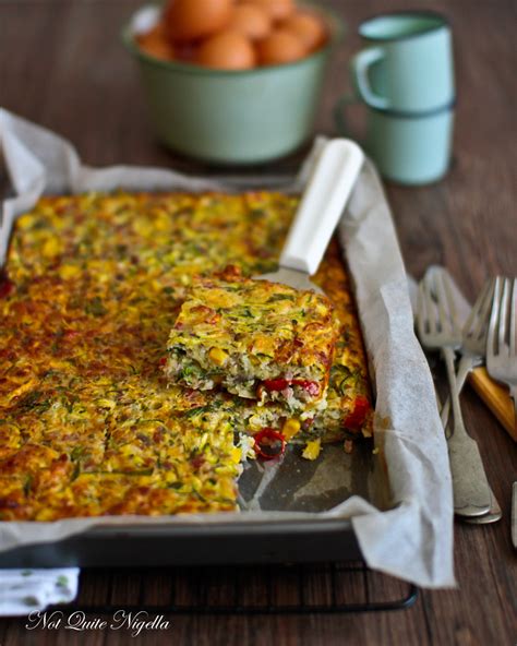 Easy Vegetarian Zucchini Slice Recipe