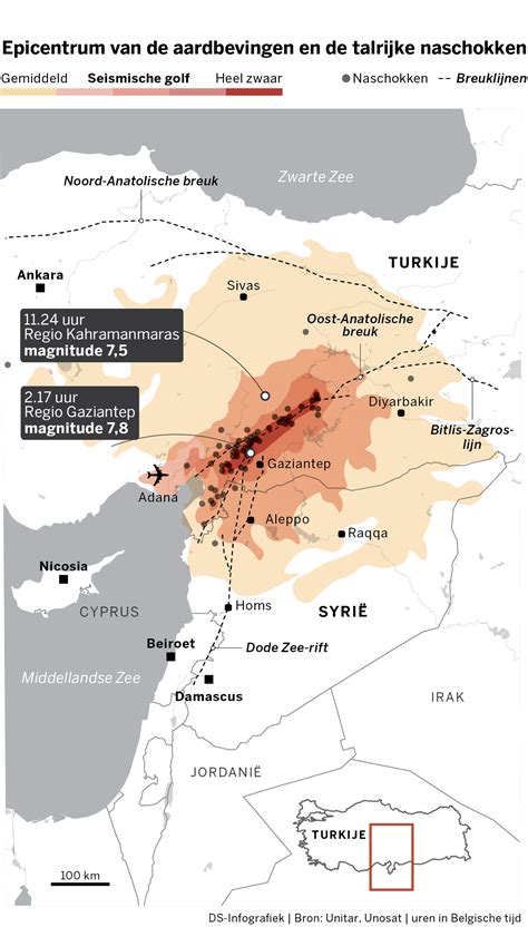 Aardbeving Turkije Op Kaart See The Devastating Impact In Real Time
