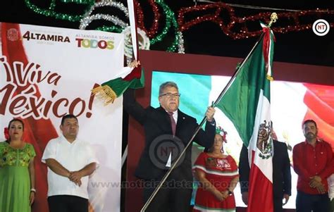 Rinde Armando Martínez Ceremonia Del Grito Por El 123 Aniversario De La