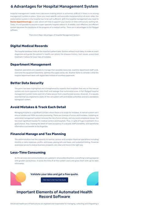 Hospital management system Benefits | PDF