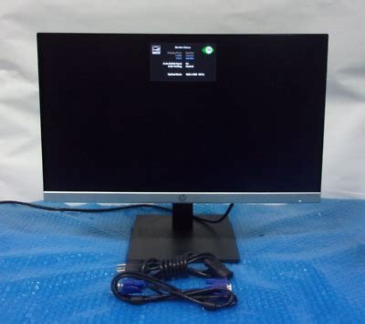 HP 24mh 23 8 Display IPS LED Monitor With Stand VGA And Power Cable