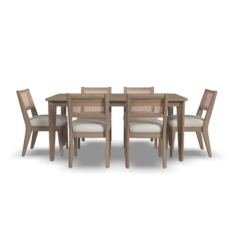 HOMESTYLES Brentwood Oak Rectangular Dining Set Seats 5580 317 The