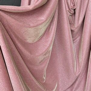 Blush Lurex Glitter Fabric Glimmer Dusty Pink Shimmer Etsy