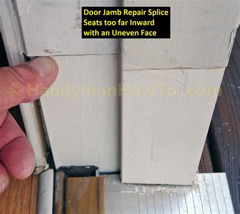 Rotted Exterior Door Frame Splice Repair Door Frame Repair Exterior