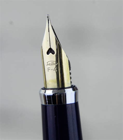 Buy sailor Fountain pen with steel barrel with F-4 EF fountain pen