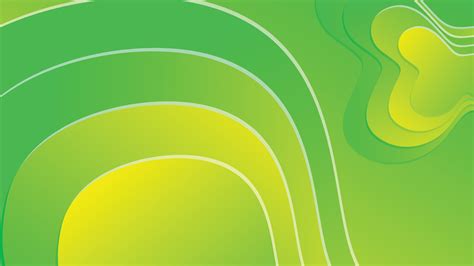 Green and yellow gradient fluid wave abstract background 29168774 ...