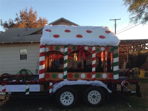 Christmas Parade Float -Gingerbread house | Christmas parade floats ...