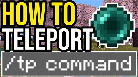 How To TELEPORT To Coordinates Other Players In Minecraft Bedrock