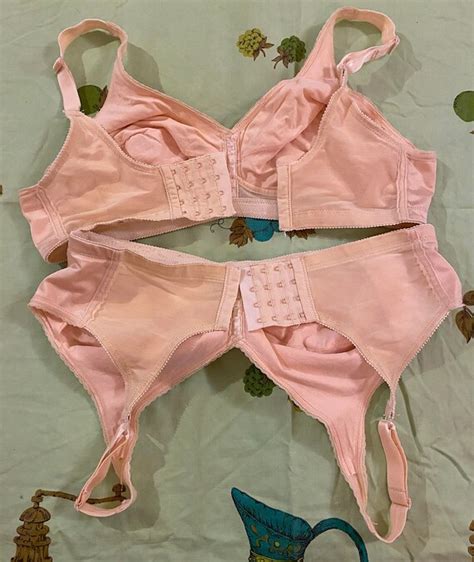 Vintage S S Beige Nude Floral Lace Soft Cup F Gem