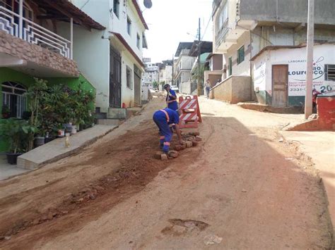 Prefeitura Municipal De Manhua U Conclu Da A Rede Pluvial Da Rua