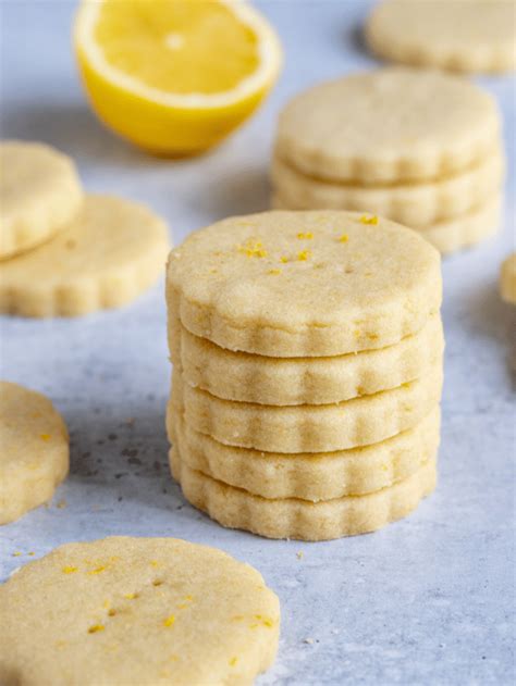 Easy Lemon Shortbread Cookies Bakes By Brown Sugar