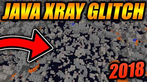 how to xray glitch in minecraft java