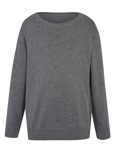 School Crew Neck Jumper Grey School George At Asda Crew Neck