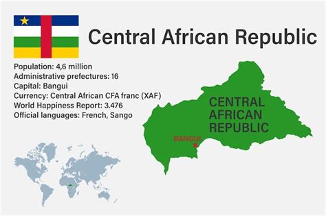 首都のあるアフリカの地図