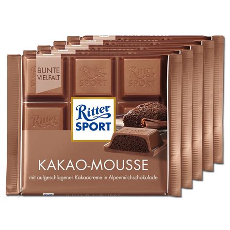 Ritter Sport Kakao Mousse G Schokolade Tafeln Schokolade Tafeln