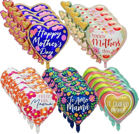 20pcs Mothers Day Balloons Mothers Day Decorations Happy