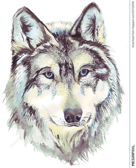 Wolf Profile Drawing at GetDrawings | Free download