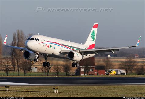 T7 MRE MEA Middle East Airlines Airbus A320 232 WL Photo By Kees