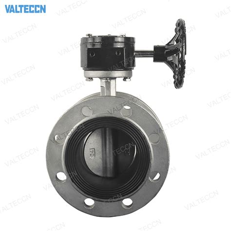 Double Flanged Butterfly Valve With Worm Gear Price Catalog Manufacturers And Suppliers Valteccn