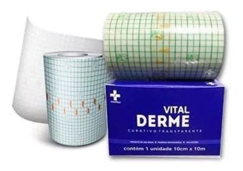 Curativo Transp 10cm X 10mt Vital Derme Parcelamento Sem Juros