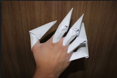 How To Make A Paper Claw Easy