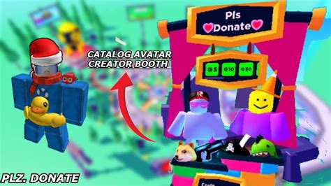 How To Get The Catalog Avatar Creator Booth In Pls Donate YouTube