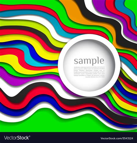 Abstract colorful lines background Royalty Free Vector Image