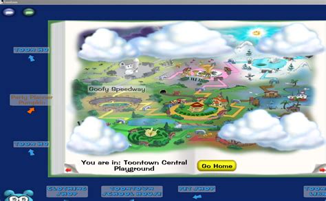 Old Toontown Map in game! : Toontown