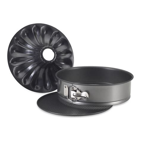 Nordic Ware Bundt Fancy Springform Pan With 2 Bottoms 9 Inch