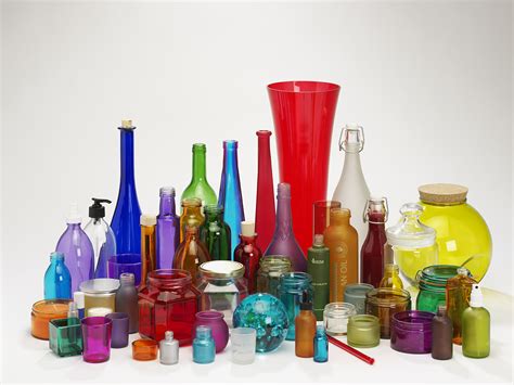 Coloured Glass Bottles for Food and Aromatherapy use