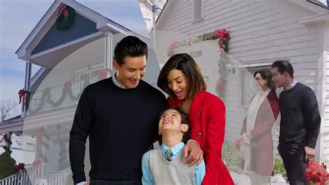 Mario Lopez filming Christmas movie with wife and son in Illinois